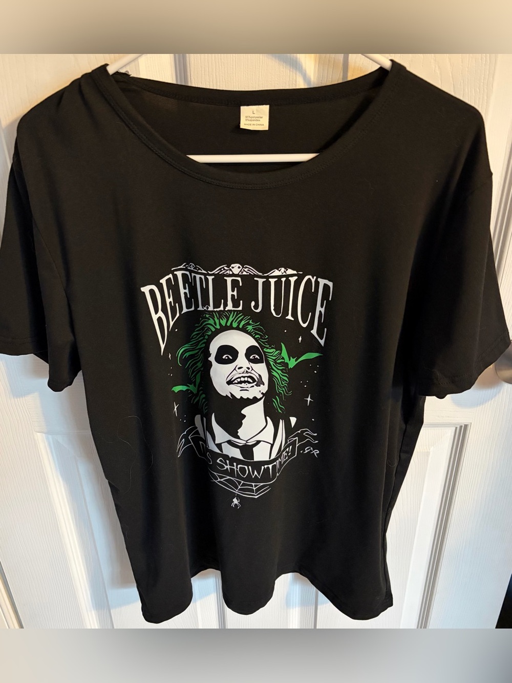 Beetlejuice Black T-Shirt Men’s Large New